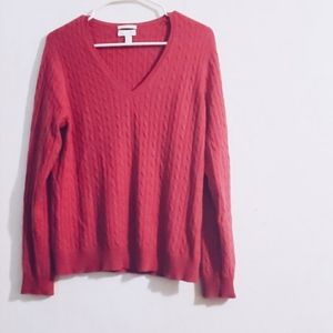 Charter Club 100% cashmere sweater